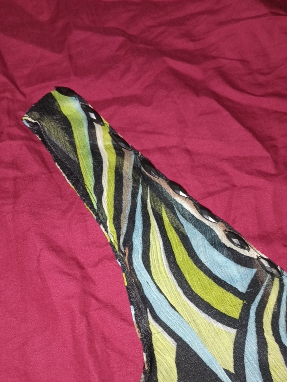 Jessica Taylor Multi-Color Sundress High Low Woman's L Spring Summer Party - Picture 5 of 11